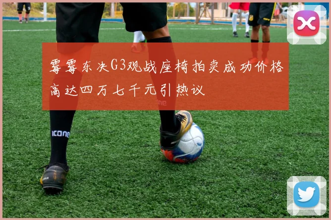 霉霉东决G3观战座椅拍卖成功价格高达四万七千元引热议